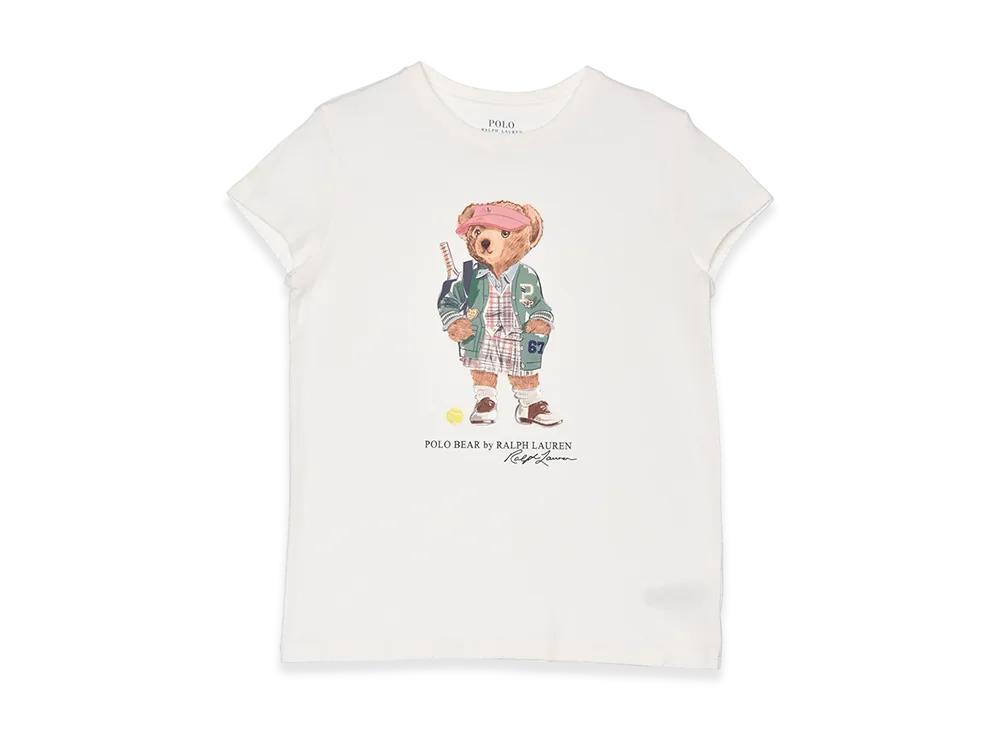 Polo Ralph Lauren SS Jersey Nov Bear Gra Tee "White"