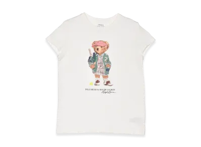 Polo Ralph Lauren SS Jersey Nov Bear Gra Tee "White"