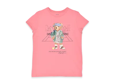 Polo Ralph Lauren Polo Bear Cotton Jersey T-shirt "Peony"