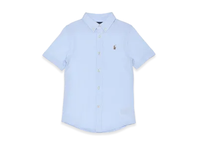 Polo Ralph Lauren SS OX Mesh Sport Shirt Kids "Blue"