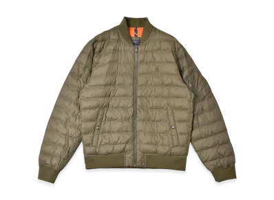 Polo Ralph Lauren Terra Quilted Bomber Jacket "Defend Green"