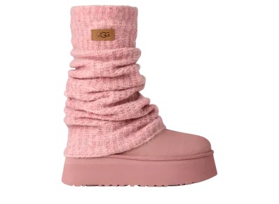 UGG Women's Classic Mini Dipper Legwarmer Boot "Pink Dawn"