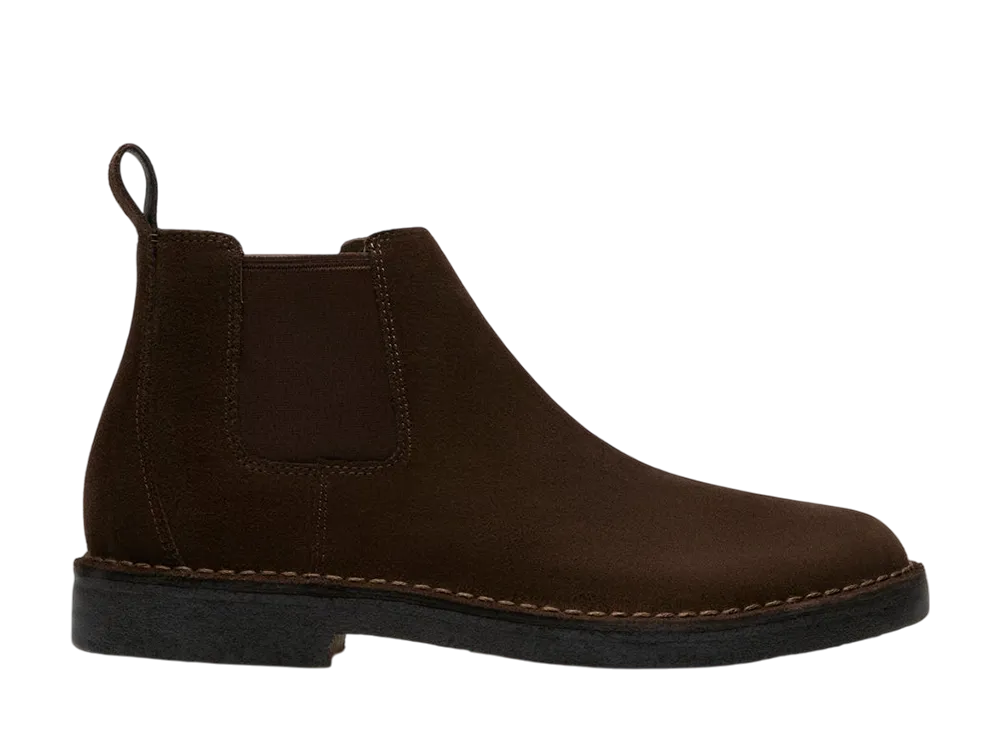 Clarks Desert Chelsea "Dark Brown Suede"