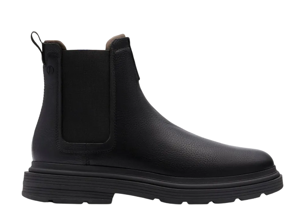 Clarks Badbury Easy "Black Leather"