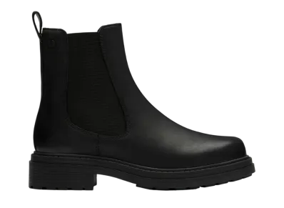 Clarks Women's Orinoco3 Top "Black Leather"