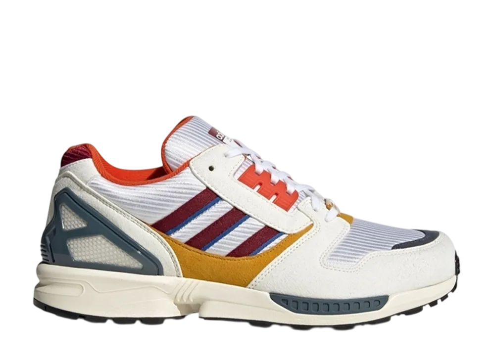 adidas ZX 8000 "White/College Burgundy/Legacy Blue"