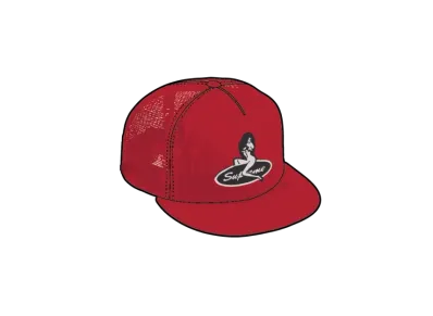 Supreme Pinup Mesh Back 5-Panel "Red"