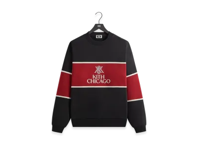 Kith Chicago Panelled Nelson Crewneck "Black"