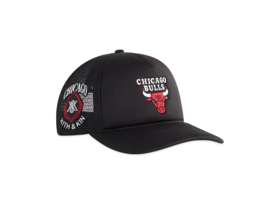 Kith x '47 For The Chicago Bulls Hitch Snapback Trucker Hat "Black"