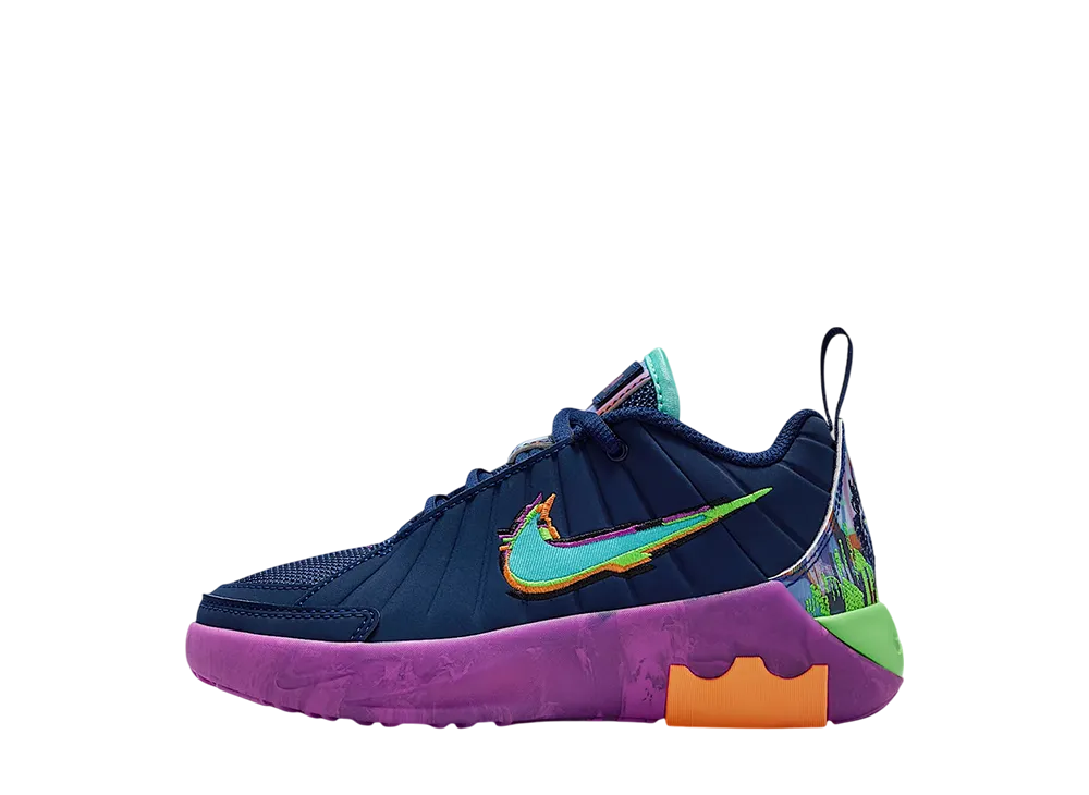 Nike PS LeBron Witness 9 "Blue Void/Vivid Purple/Green Strike/Bleached Turquoise"