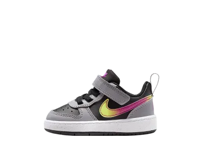 Nike TD Court Borough Low Recraft "Black/Cement Grey/White/Vivid Purple"