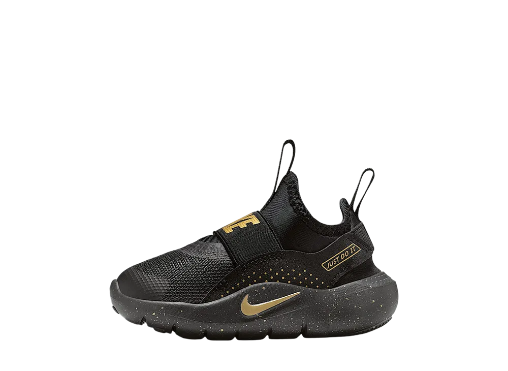 ナイキ TD フレックスランナー4 "ブラック/ブラック/メタリックゴールド" (キッズ)