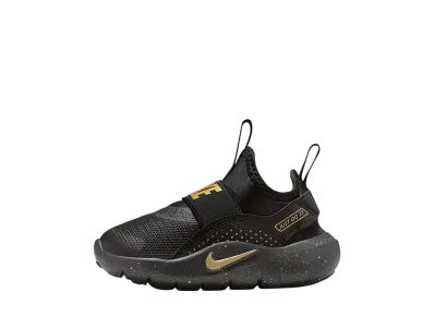 Nike TD Flex Runner 4 "Black/Black/Metallic Gold"