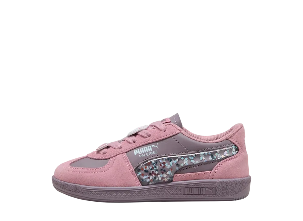 ハローキティ アンド フレンズ × プーマ PS パレルモV "プラムジャム/ポイズドピンク" (キッズ)