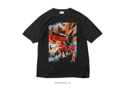 GODZILLA | HOMEGAME \ 1964 モスラ対ゴジラ TEE BLACK