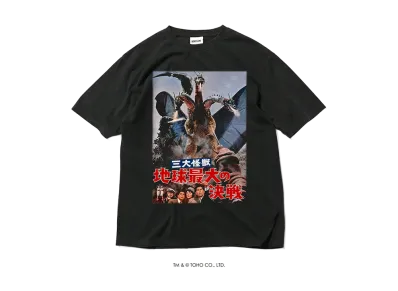 GODZILLA | HOMEGAME \ 1964 三大怪獣 地球最大の決戦 TEE BLACK