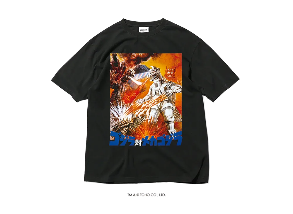 GODZILLA | HOMEGAME \ 1974 ゴジラ対メカゴジラ TEE BLACK