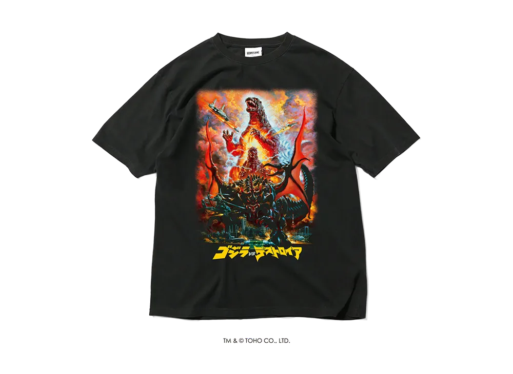 GODZILLA | HOMEGAME \ 1995 ゴジラVSデストロイア TEE BLACK