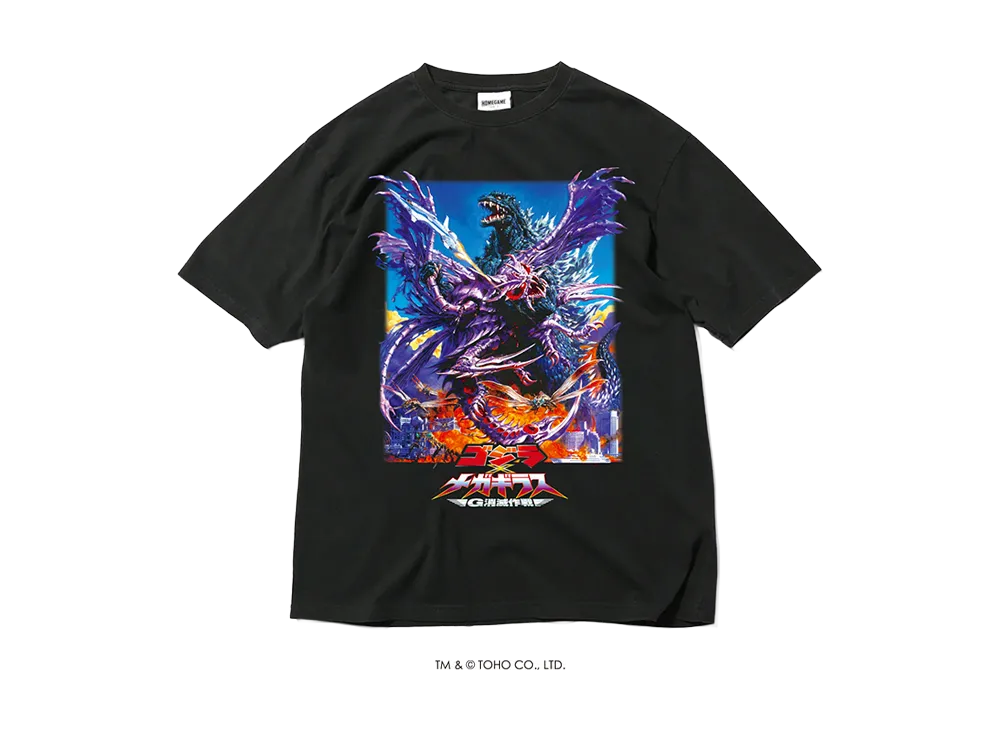 GODZILLA | HOMEGAME \ 2000 ゴジラ×メガギラス G消滅作戦 TEE BLACK
