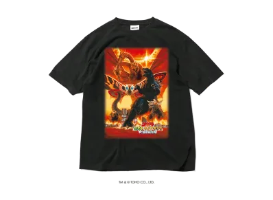 GODZILLA | HOMEGAME \ 2001 モスラ キングギドラ 大怪獣総攻撃 TEE BLACK