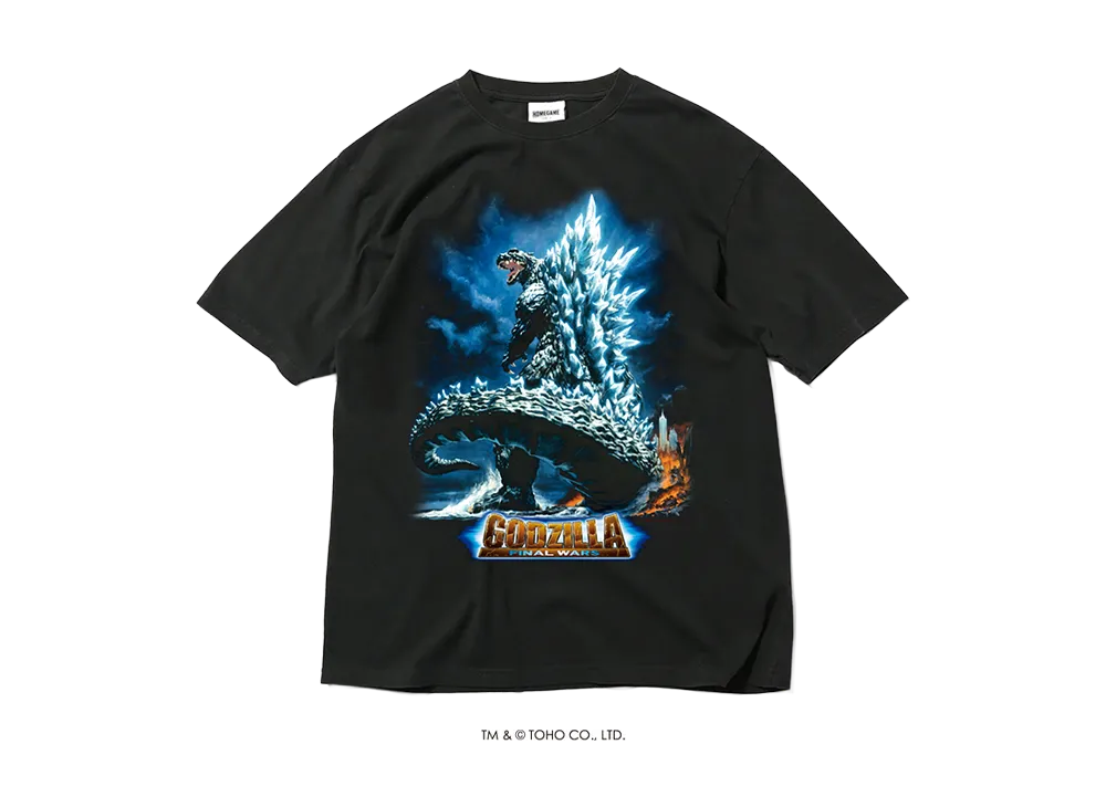 GODZILLA | HOMEGAME \ 2004 ゴジラ FINAL WARS TEE BLACK
