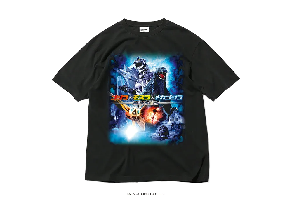 GODZILLA | HOMEGAME \ HOME GAME 2003 Godzilla: Tokyo SOS TEE BLACK