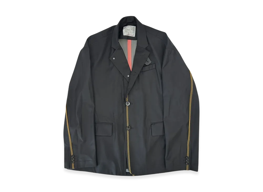 サカイ x ロロピアーナ スーティング ジャケット "ブラック"