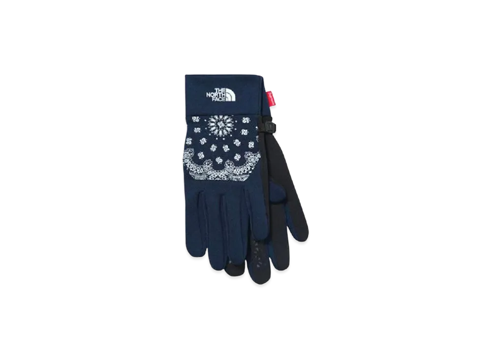 Supreme x The North Face Bandana Gloves (14FW) "Navy"