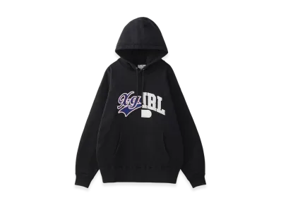 X-Girl Mix College Logo Sweat Hoodie "Black"