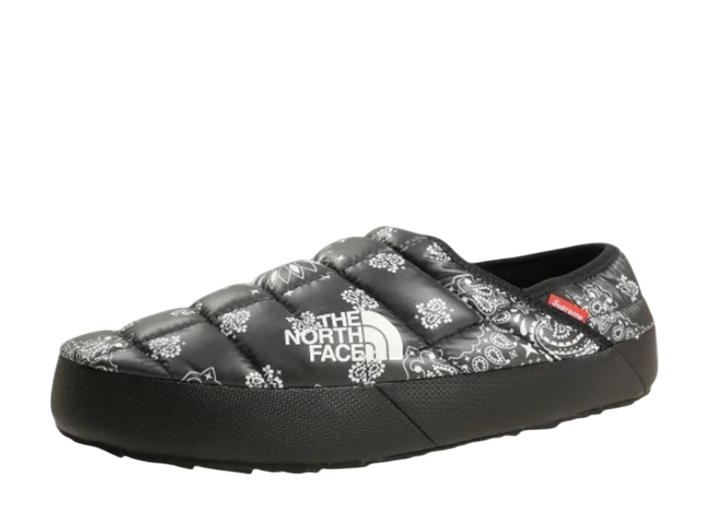 シュプリーム × ザノースフェイス トラクション ミュール "ブラックバンダナ"