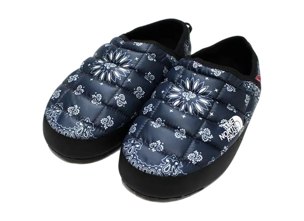 シュプリーム × ザノースフェイス トラクション ミュール "ネイビーバンダナ"