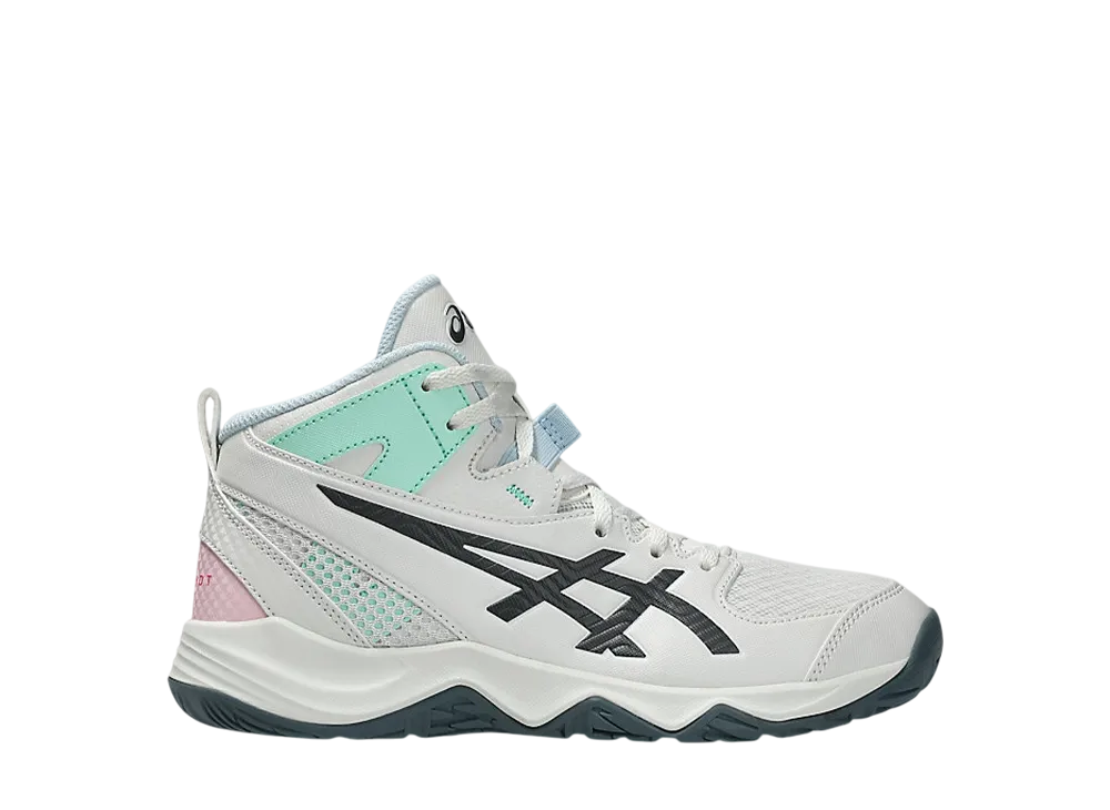 アシックス GS ダンクショット MB 10 "クールミスト/グラファイトグレー" (キッズ)