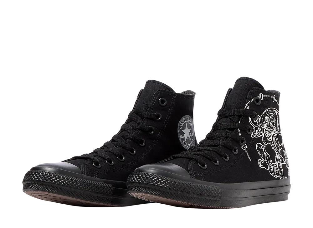 コンバース オールスター フウジンライジン ハイ "ブラック"