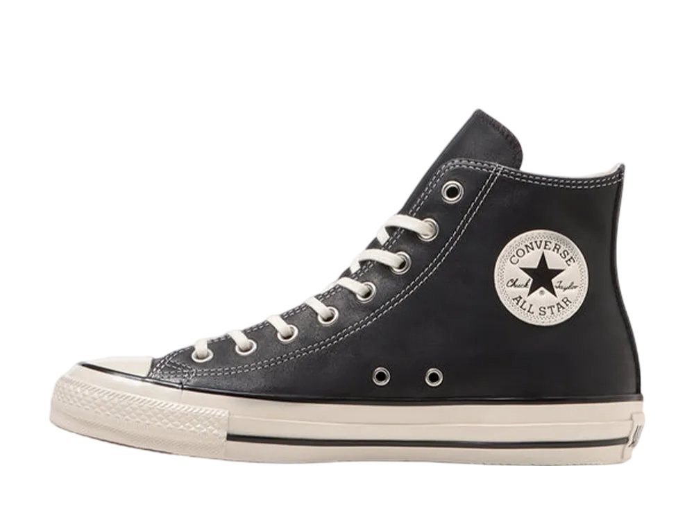 コンバース オールスター エイジド ワックスドレザー ハイ "ミッドナイトブルー"