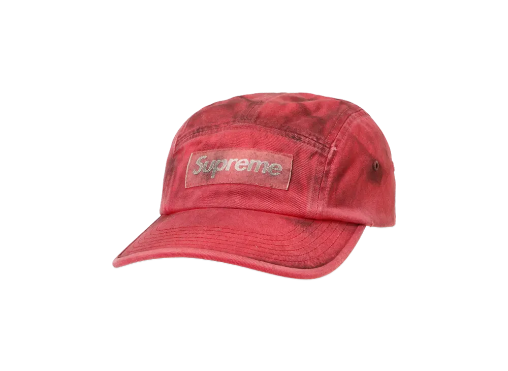 Supreme Overdyed Camp Cap "Red"