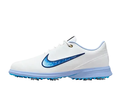 Eastside Golf × Nike Victory Tour 4 "White/Aluminum/Metallic Gold/Blue Void"