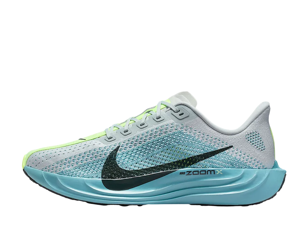 Nike Pegasus Plus "Pure Platinum/Denim Turquoise/Barely Volt/Seaweed"