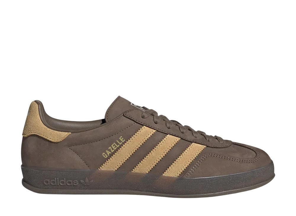 アディダスオリジナルス ガゼル インドア "カーゴブラウン/ゴールデンベージュ/クラウドホワイト"