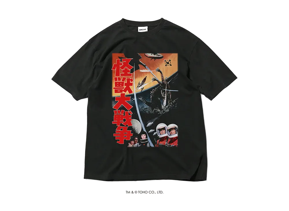 GODZILLA | HOMEGAME \ 1965 怪獣大戦争 TEE BLACK