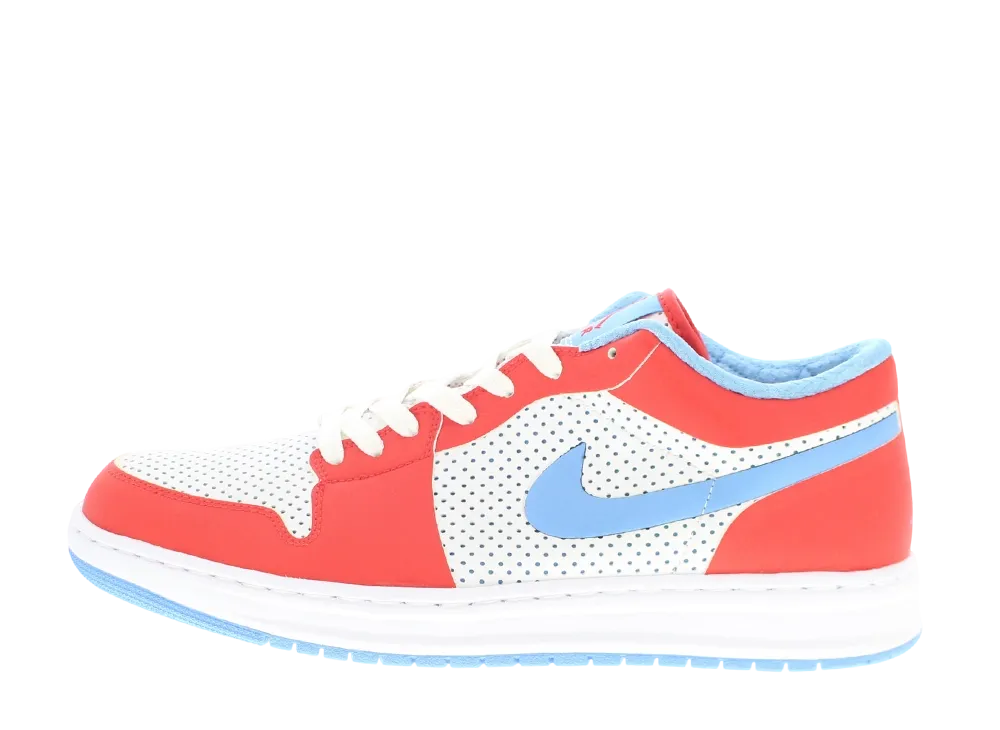 ナイキ エアジョーダン アルファ 1 ロー "ホワイト/ユニバーシティブルー-チャレンジ レッド"