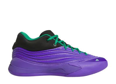 アディダス デイム10 "パープルラッシュ/コアブラック/コートグリーン"