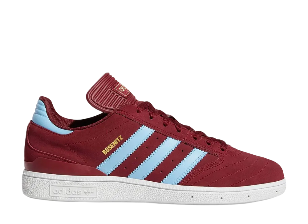 adidas Busenitz "Collegiate Burgundy/Clear Blue/Cloud White"