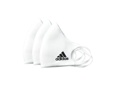 adidas Mask Face Cover 3Pack "White"