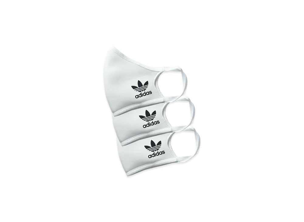 アディダス マスク フェイスカバー 3パック "ホワイト"
