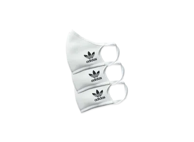 adidas Mask Face Cover 3Pack "White"