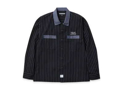 NEIGHBORHOOD Classic Work Stripe Shirt Ls "Black"