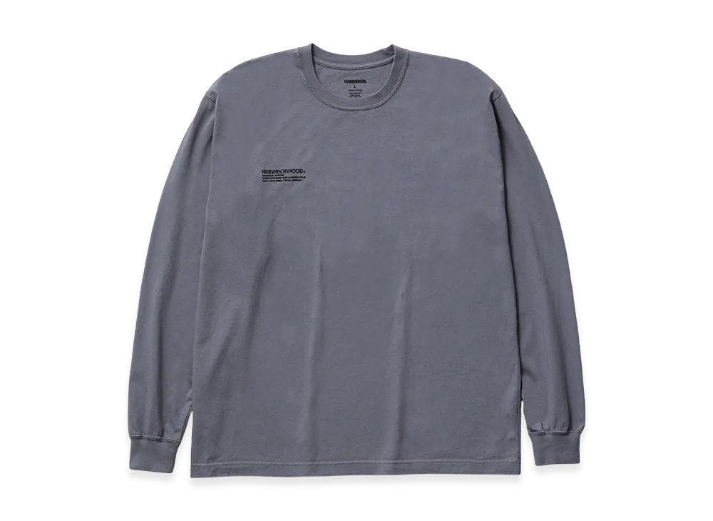 NEIGHBORHOOD NH. Tee LS-12 "Gray"