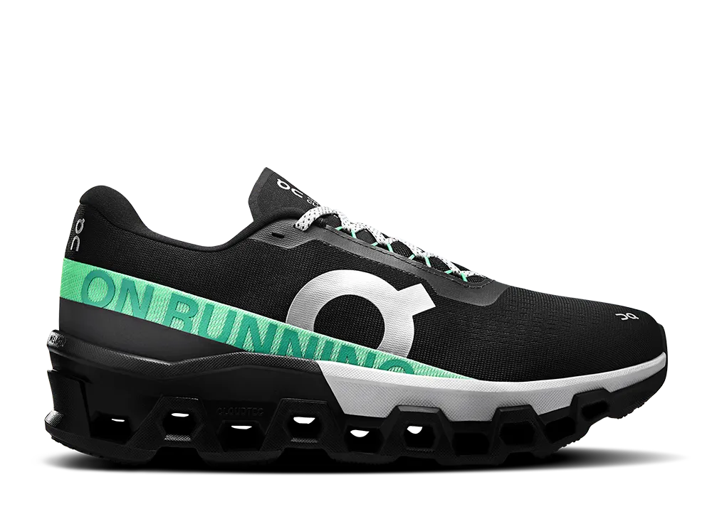 On Cloudmonster 2 "Black/Glacier"