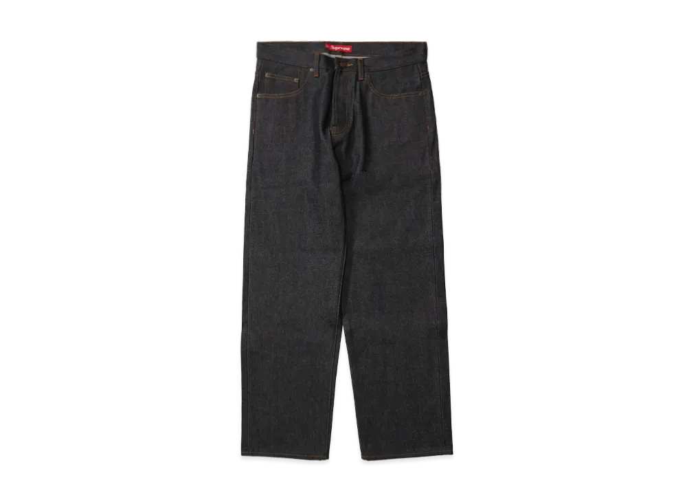 Supreme Rigid Loose Fit Selvedge Jean (25FW) "Rigid Indigo"