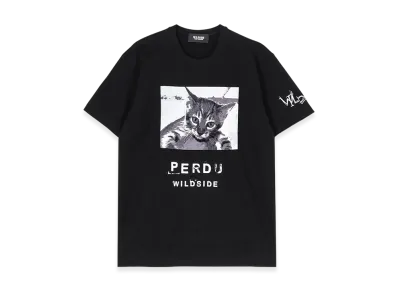 WILDSIDE YOHJI YAMAMOTO Chaton Perdu T-shirt "Black"